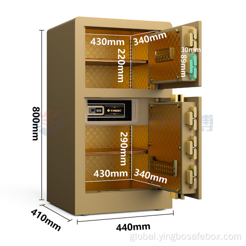 China hot double door safes biometric hidden safe box Supplier